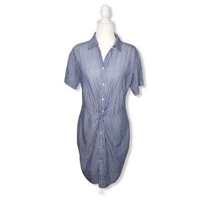 Vince. Striped Twist Front Dress size 10